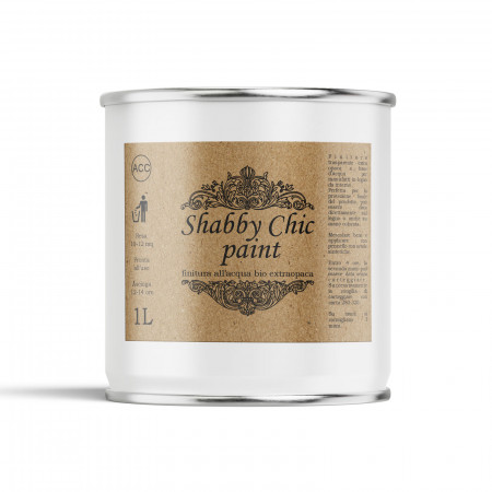 Shabby chic paint finitura all'acqua bio extraopaca