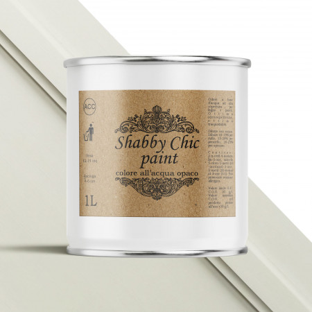 Shabby chic paint colore grigio chiaro dettaglio confezione