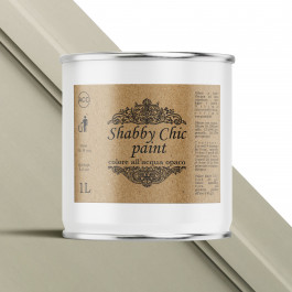 Shabby chic paint grigio pietra, dettaglio barattolo