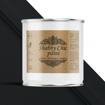 Barattolo Shabby chic paint nero grafite, 1L