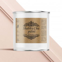 Barattolo Shabby Chic Paint colore rosa su pannello