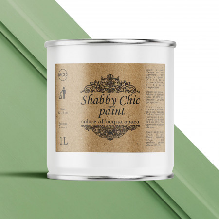 Shabby chic paint colore verde