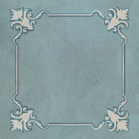 Mobiletto Shabby Chic con decori, dettaglio del legno
