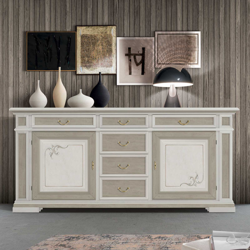 Credenza bianca shabby chic Mobili provenzali e shabby