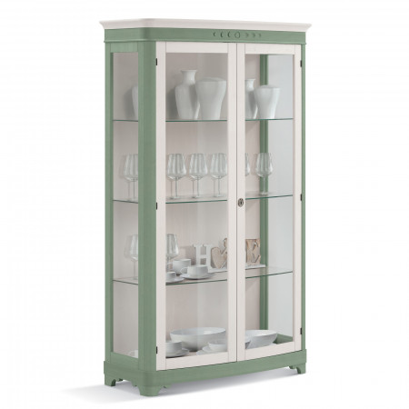 Vetrina Shabby Chic  2 ante