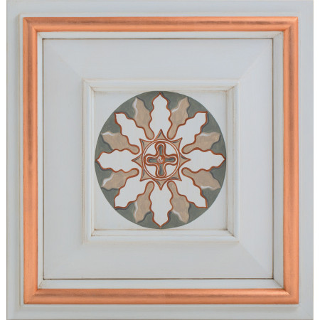 Dettaglio decorativo Vetrina Shabby Chic 9 ante