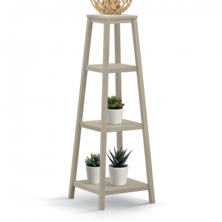 Consolle piramidale Shabby Chic con ripiani decorativi