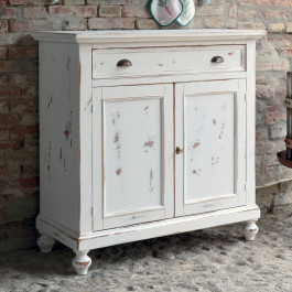 Tavolo con 2 allunghe shabby chic in sala da pranzo