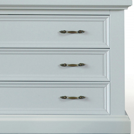 Dettaglio cassetti panca shabby chic
