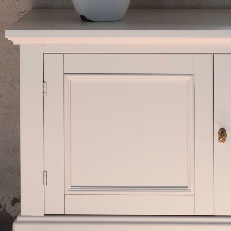 Mobiletto con 2 antine shabby chic, dettaglio laterale