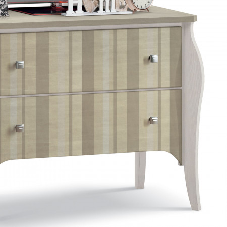 Dettaglio cassetti Porta TV Shabby Chic