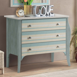 Credenza Shabby Chic 3 cassetti