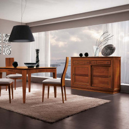 Credenza 2 ante scorrevoli 2 cassetti Credenza 2 ante scorrevoli 2 cassetti