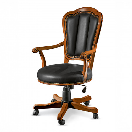 Potrona dirigenziale da ufficio in stile classico