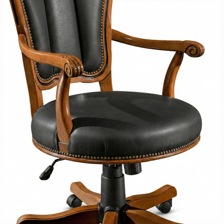 Potrona dirigenziale da ufficio in stile classico