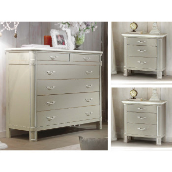 Gruppo notte laccato pennellato, dettaglio stilistico