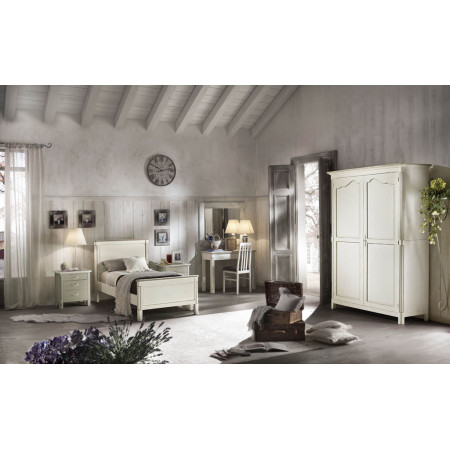 Letto singolo a una piazza design provenzale in camera vintage