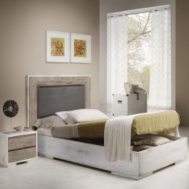Letto una piazza e mezza con contenitore