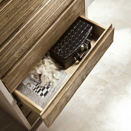 Cassetto in legno dell'armadio 3 ante smontabile