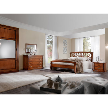 Camera da letto Aurora con traforo, design elegante