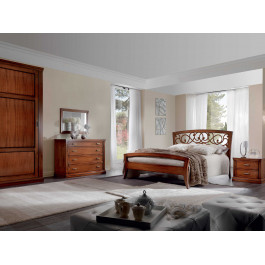Camera da  letto Aurora con armadio in legno
