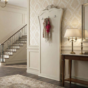 Pannello da ingresso classico con intaglio a conchiglia