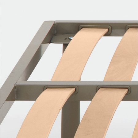 Rete a doghe da 140 cm Bio Rest, dettaglio legno faggio