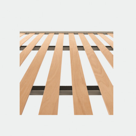 Dettaglio doghe in legno Rete a doghe 170 cm Bio Rest