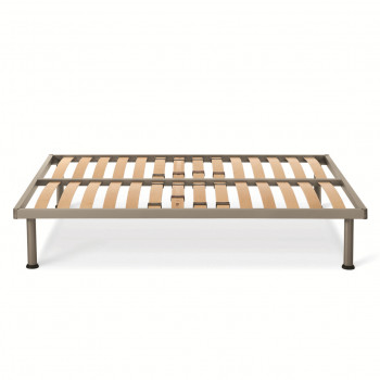 Rete a doghe da 180 cm Canova in legno e metallo