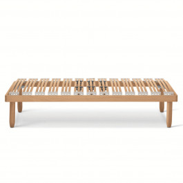 Rete a doghe in legno Dampest Extra con supporti regolabili