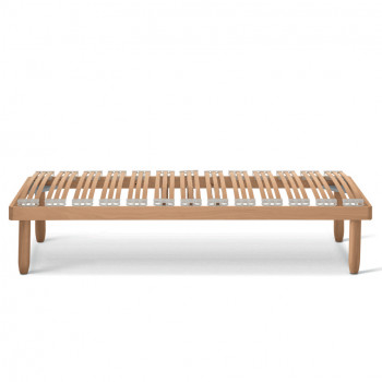 Dettaglio rete a doghe in legno 100 cm Dampest Extra