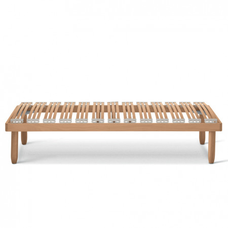 Dettaglio rete a doghe in legno 100 cm Dampest Extra