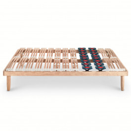 Rete a doghe in legno 140 cm Dampest Ergo, dettaglio struttura