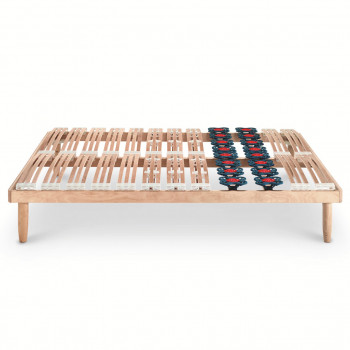 Rete a doghe in legno 140 cm Dampest Ergo, dettaglio struttura