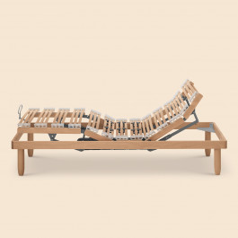 Rete a doghe in legno Dampest Lux regolabile