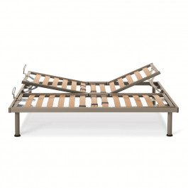 Rete a doghe Magic, dettaglio struttura regolabile Rete a doghe da 140 cm Magic con struttura in metallo