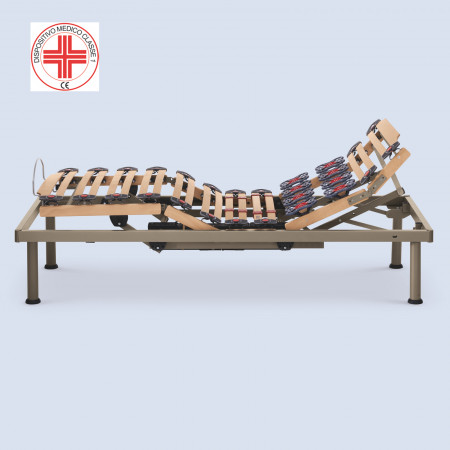 Rete a doghe 85 cm Modo Must, piede in acciaio con ruota