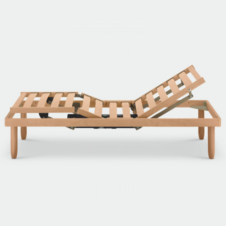 Rete a doghe in legno Sintesy Easy dettagli laterali regolabili
