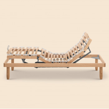 Rete a doghe in legno da 80 cm Sintesy Lux con motore