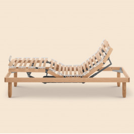 Rete a doghe in legno Sintesy Lux con motore regolabile