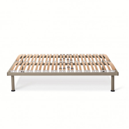Rete a doghe Tekna da 170 cm, telaio metallico