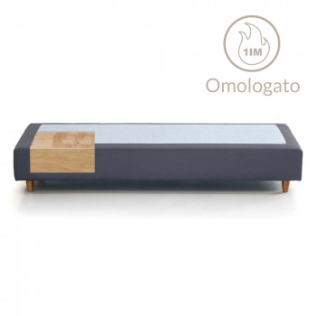 Sommier Technobase economico 80 cm, dettaglio legno