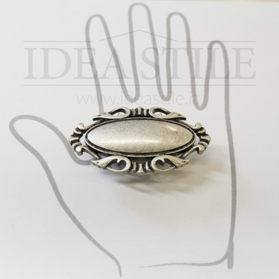 Maniglia decor argento antico +7,00€
