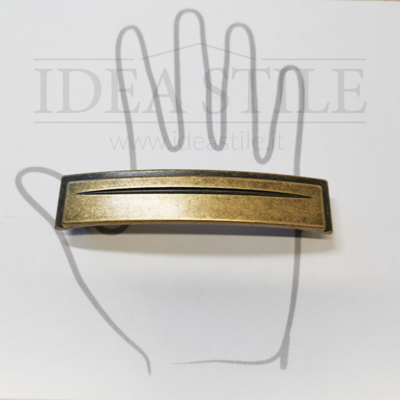 Maniglia incisa oro antico +7,00€