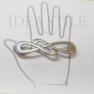 Maniglia nodo argento antico +7,00€