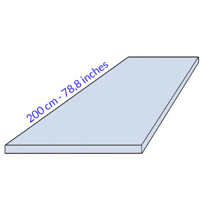 Rete lunghezza 200 cm