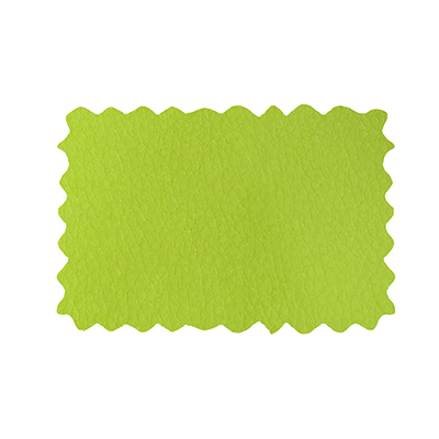 similpelle piuma verde mela