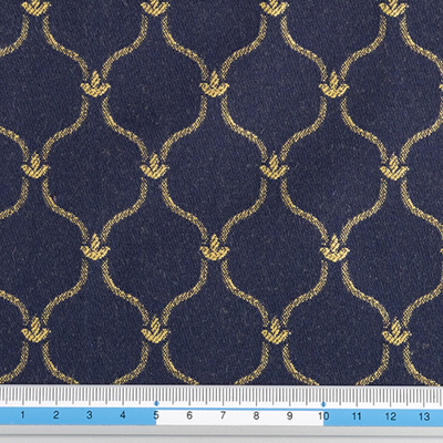 Tessuto Sofia unito blu